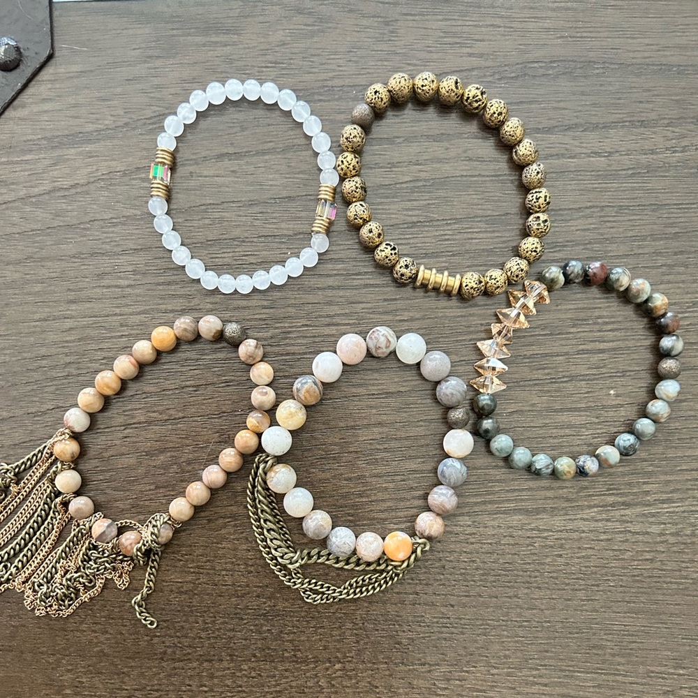 Brown, gold, bronze bracelet